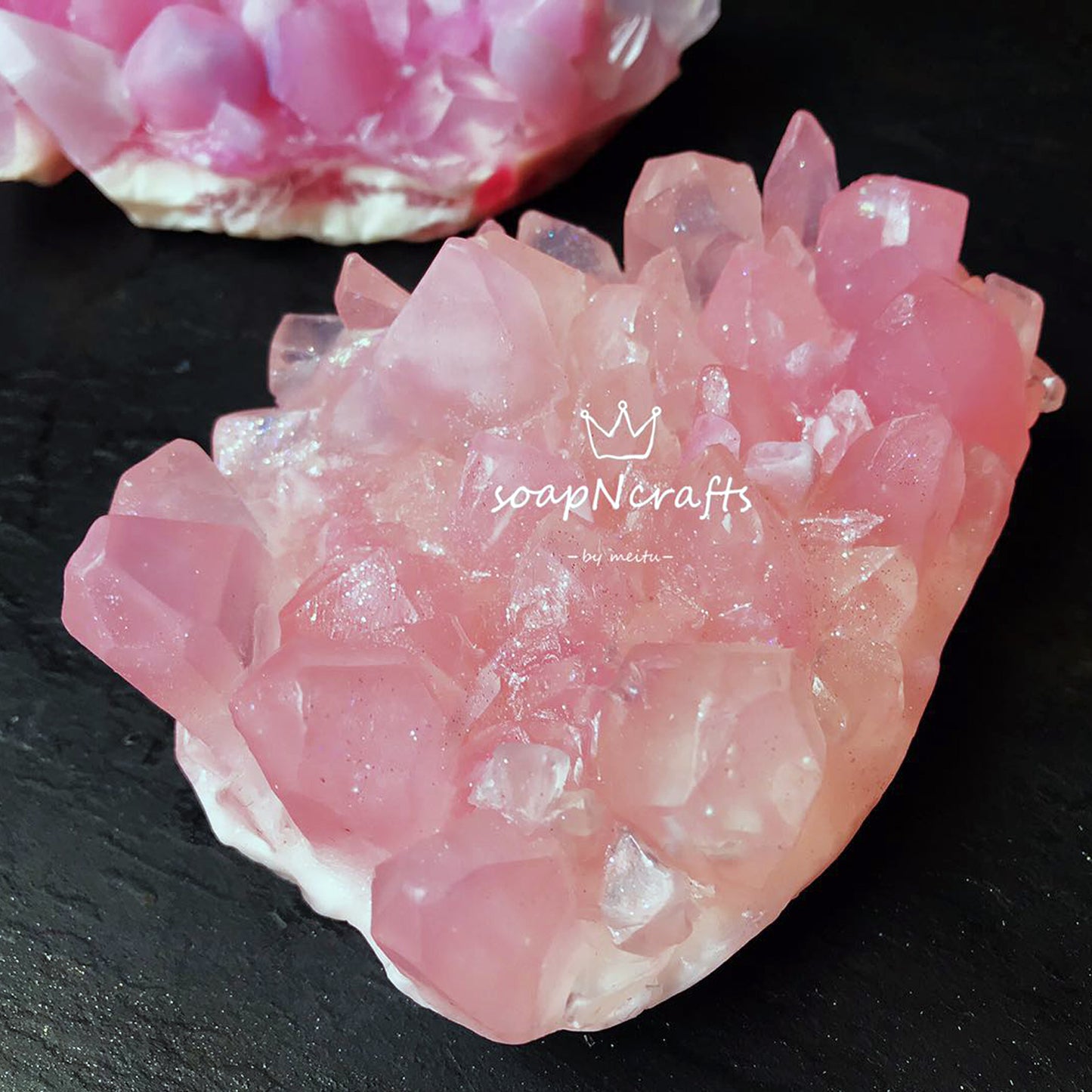 Crystal and Quartz Soap ~ 88g