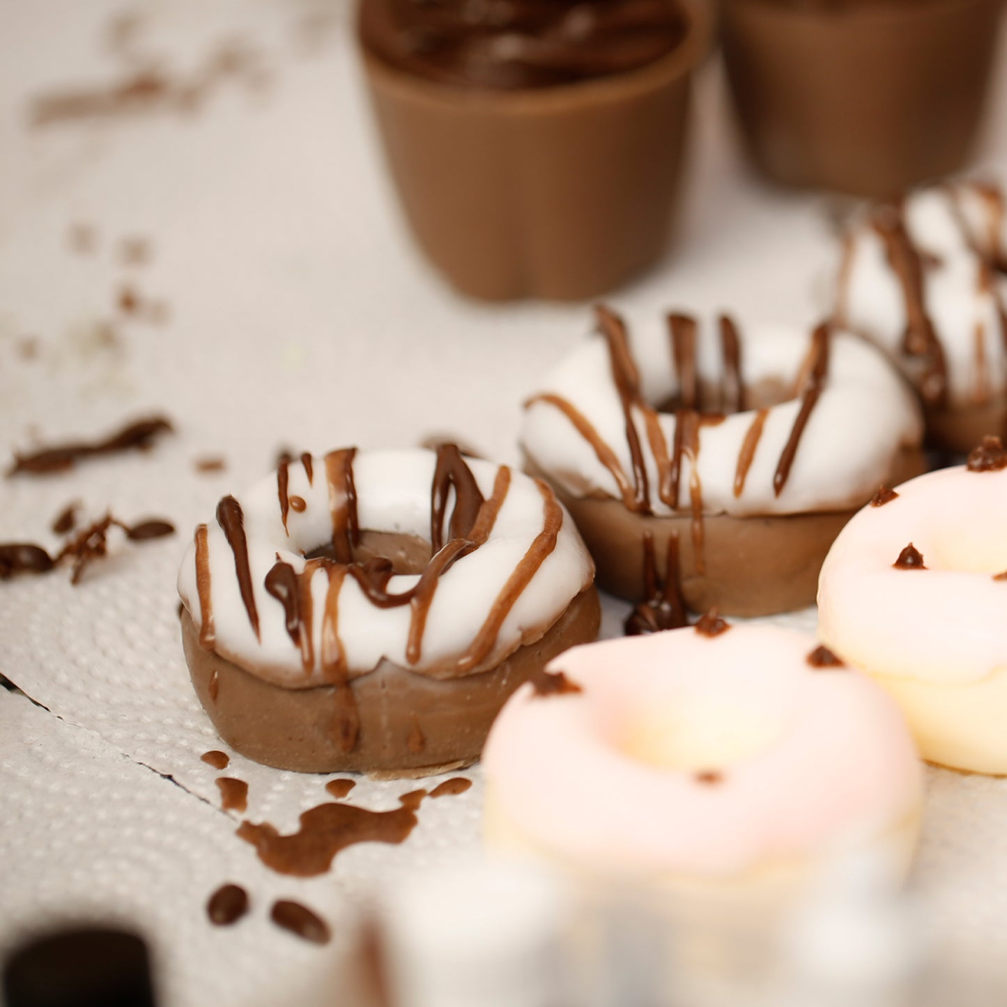 Cold Process Doughnut Soap ~ 88g